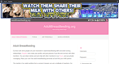 Desktop Screenshot of adultbreastfeeding.org